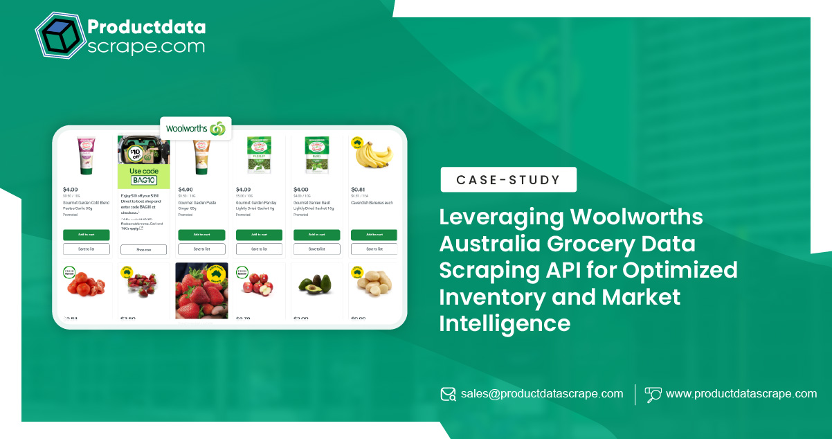 Leveraging Woolworths Australia Grocery Data Scraping AP